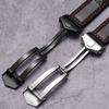 19mm 20mm 22mm genuine leather watch strap for tag heuer Carrera Monaco F1 watch band black red men's folding buckle bracelet