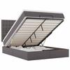 Cadre de lit avec matelas - Maison Exclusive - 140x200 cm - Similicuir - Rangement sous le lit