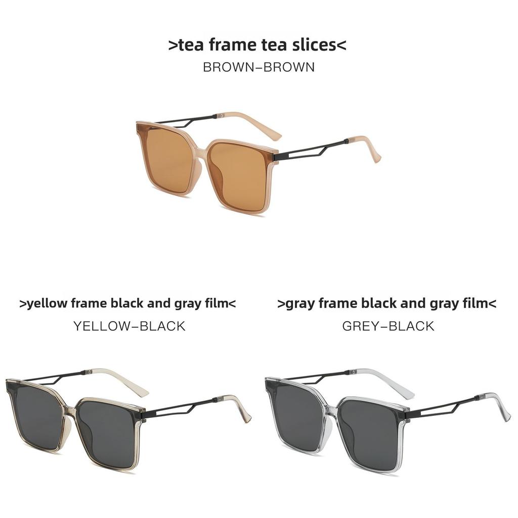 Gm Fashion Retro Square Sunglasses With Uv400 Protection For Casual Outings