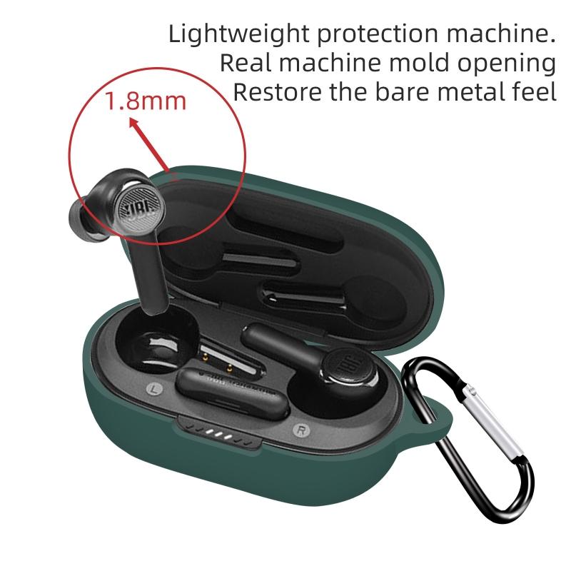 Silicone Earphone for Case Protective for Shell with Keychain forJBL QUANTUMHeadphone Washable Silicone Cases