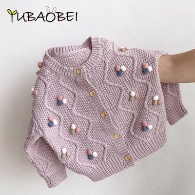 Mädchen Frühling Herbst Strickjacke Baby Pullover Kinderbekleidung Cardigan Pullover für Mädchen