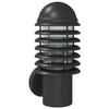 VidaXL Outdoor Wall Light Black Stainless Steel, Outdoor Wall Lighting, Garden Wall Lamp, Wall Sconce 4006252