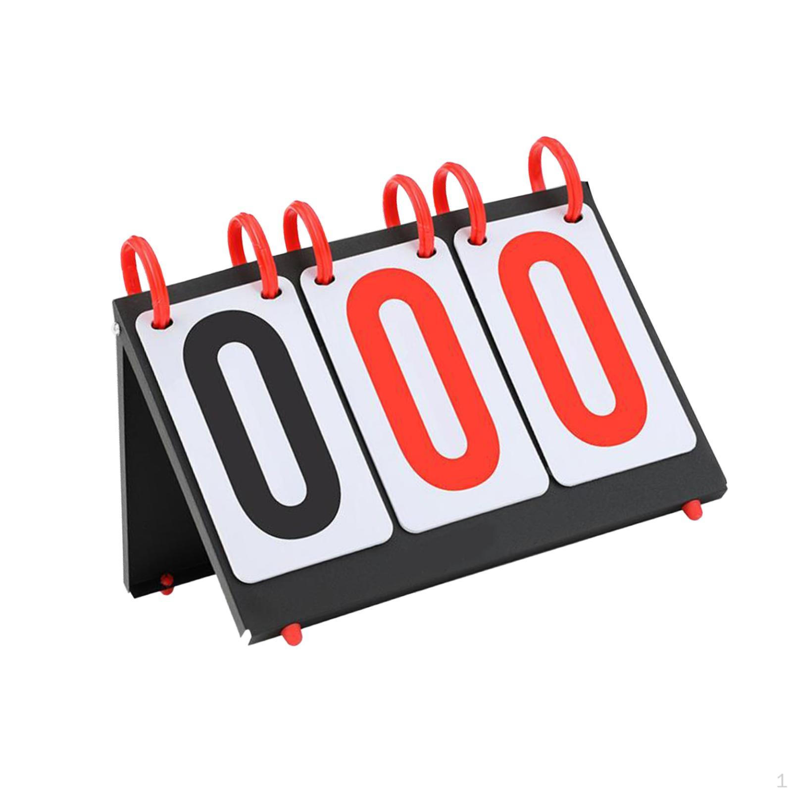 

Табло с перевернутым номером, счетчик, легкий стол, табло с флиппером для тренеров 3 Digits 26x17.5cm