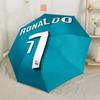Messi's Colorful Logo Compact Travel Automatic Umbrella Sturdy 8-Rib Shaft Compact Design Durable Everyday Carry Umbrella Fashion Lovers