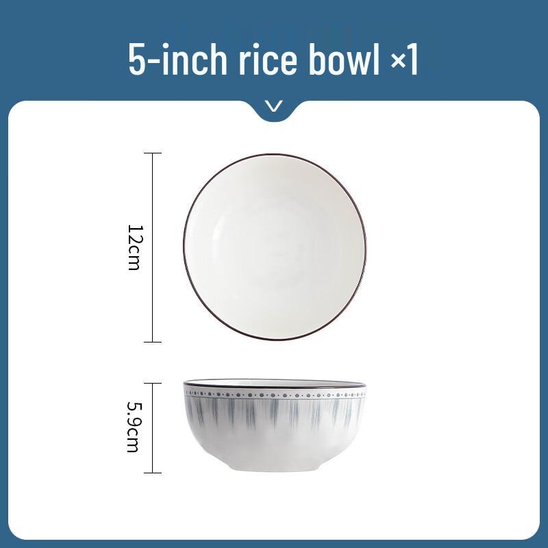 KANGMO Underglaze Ceramic Dinnerware Set