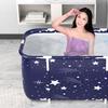 Bathtub Set Portable Folding Multifunctional Thicken Spa Soaking Bath Tub for Home Salon Type 1 Bathtub Backrest Seat Inflator Pump