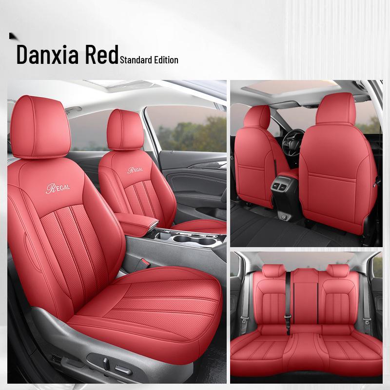 Universal Full Leather Car Seat Cushion for Buick Regal - New Model for All Seasons