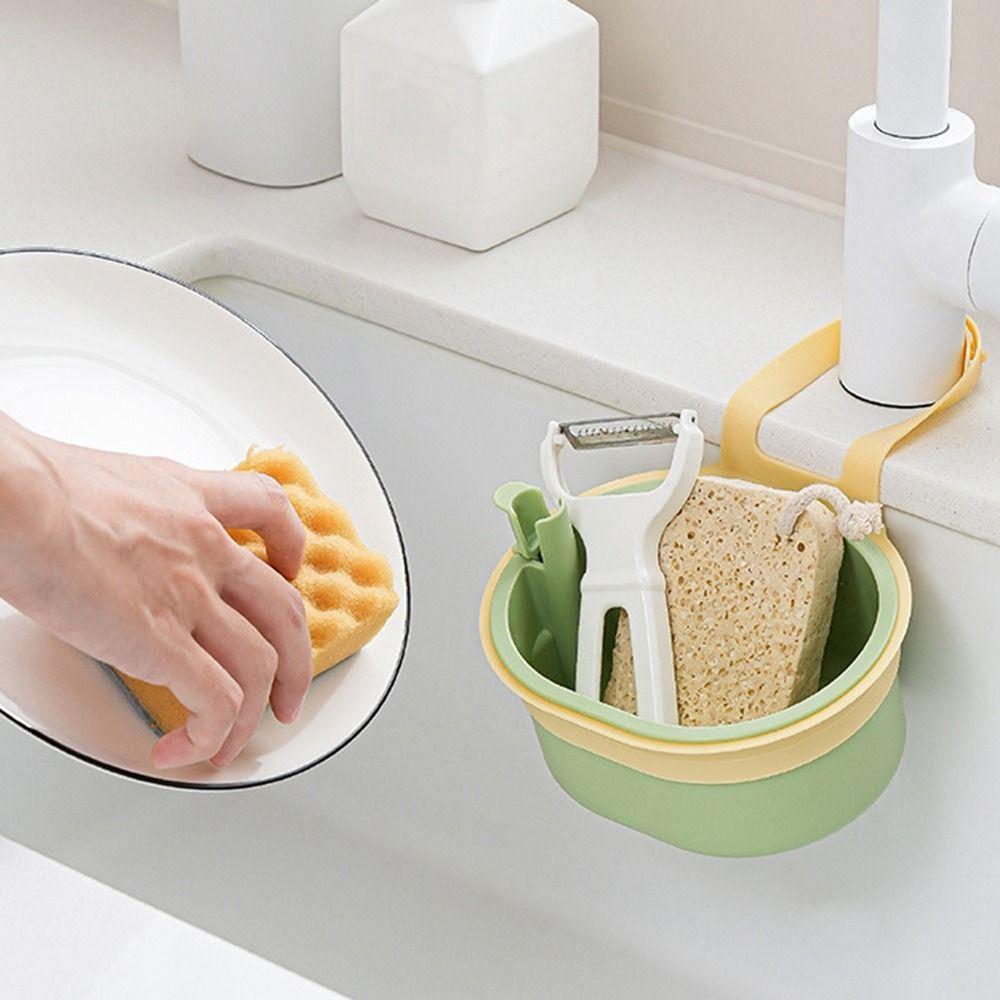 2Pcs Detachable Sink Hanging Strainer Basket 2 In 1 Faucet Hanging Filter Bag  Kitchen Accessories