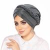 Muslim Women Hijabs Islamic Headwear Braid Head Wrap Chemo Cap Turban Hat