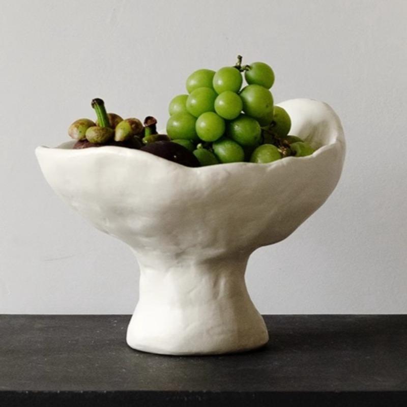 Decorative Fruit Bowl Nordic Aesthetic Tray Luxury Elegant Table Trays Modern Pretty Fruit Plates Home Decoration Ornaments