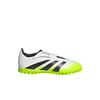 adidas Predator Club Vel Versatile Comfortable Durable Low-Top Kids Soccer Shoes Kids Soccer Shoes White Black Green JH8871