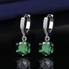 Elegante Mode Kwast Zesklauw Twee Karaat Imitatie Moissanite Oorbellen voor Vrouwen