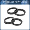 INFINAUTO Hub Centric Ring 56.1mm Inner Diameter 67.1mm OD Car Wheel Hub Ring ABS Plastic Black 4pcs