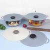 1pcs Silicone Lids Set with Double Handle Pot Lid Heat-Resistant Microwave Splatterproof Cover Reusable for Bowls Plates Pans