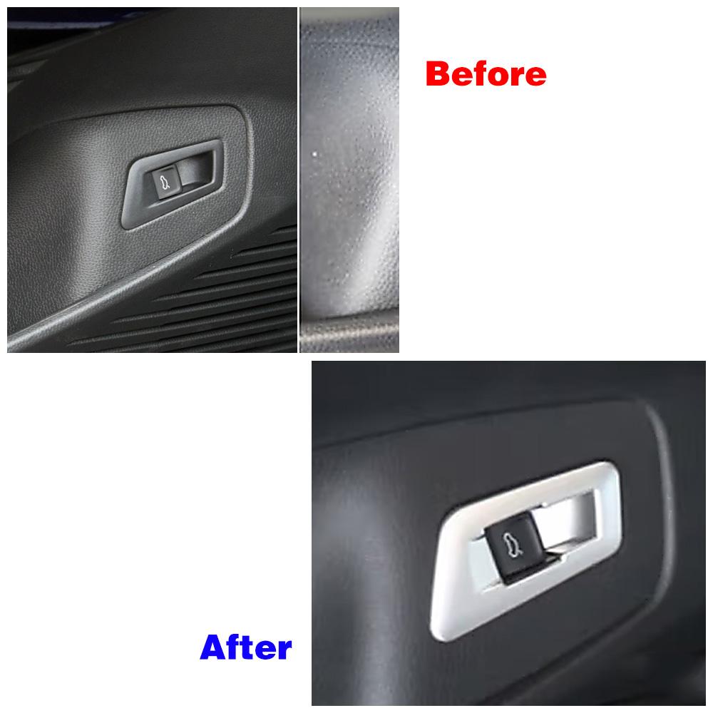 Para Volkswagen VW ID.6 ID6 2024 2024 LHD Carro Traseiro Porta Traseira Botão Interruptor Aberto Moldura Tampa Guarnição Lantejoulas Estilo Adesivo