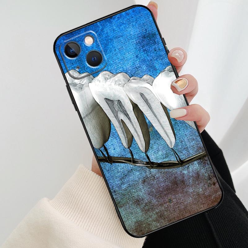 

Чехол для телефона с рисунком зуба стоматолога Для iPhone 17 Pro Max 14 13 12 11 15 16 Pro Max mini 16 15 Plus 16e 17 Air Cover iPhone 12