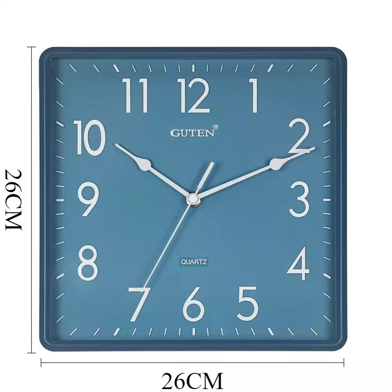 

Silent Wall Clocks Square Minimalist Stylish Modern Wall Clock Elegant Art Aesthetic Watch Home Living Room Decoration Ornaments