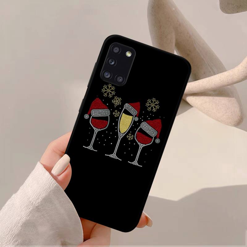 Telefonkasten mit Weihnachtsmotiv, Motiv: Neujahr, Weihnachten, für Samsung A 51 30s 71 21s 10 70 31 52 12 30 40 32 11 20e 20s 01 02s 72