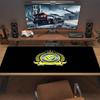 Al-Nassr Large Size Mouse Pad Large Gaming Table Cushion Non-slip Laptop Tablet Big Mousepad XXL Mat Mini PC Playmat With Lock edge
