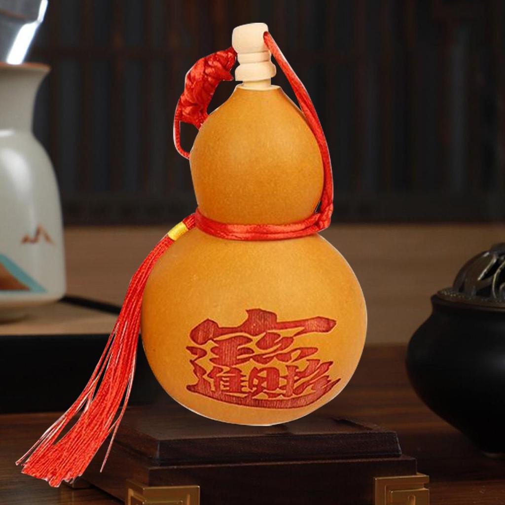 Bottle Gourd Dried Gourd Bottle Crafts Ornament Small Decorative Crafts Supplies Calabash Collectible Home Decor for Shelves