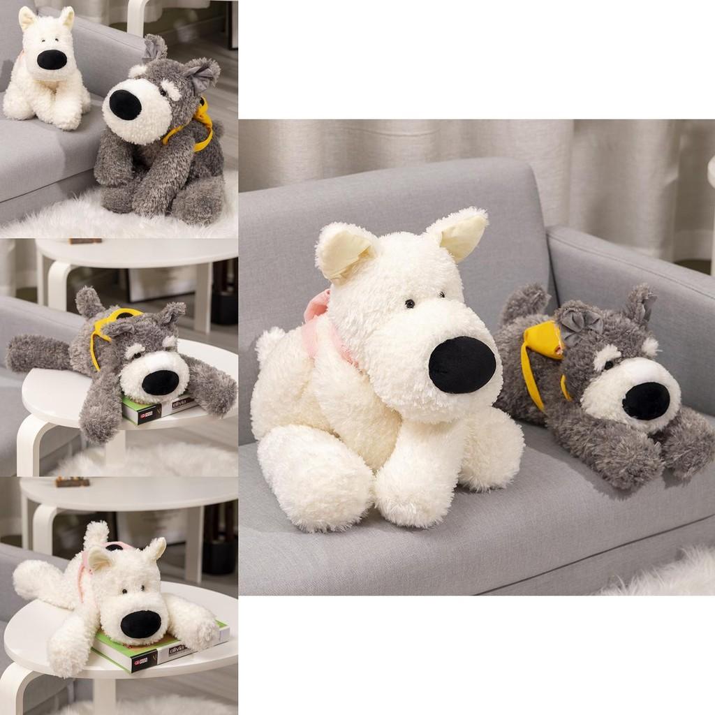Highland Warm Cuddly Terrier And Schnauzer Plush Toy For Sleeping Snuggling And
