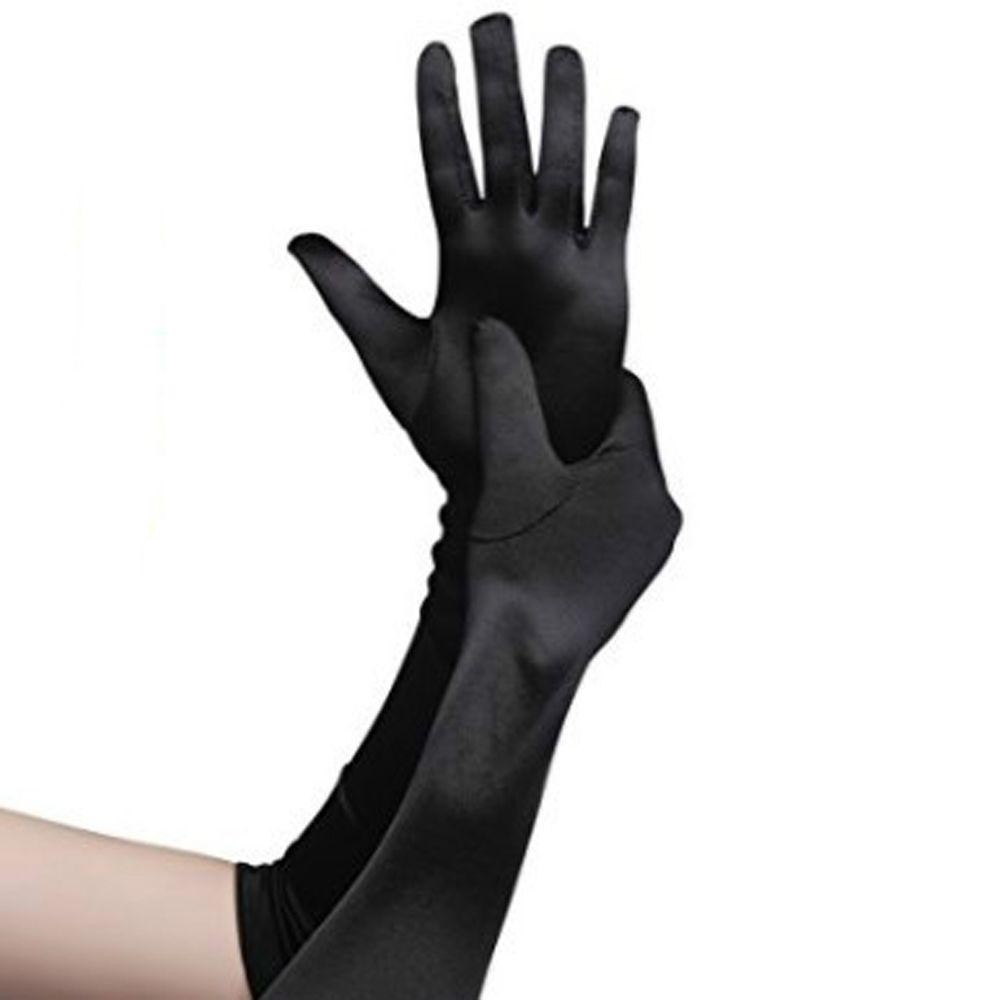 Warm Party Dinner Dress Autumn Cosplay Etiquette Mittens Wedding Velvet Long Gloves Women Gloves