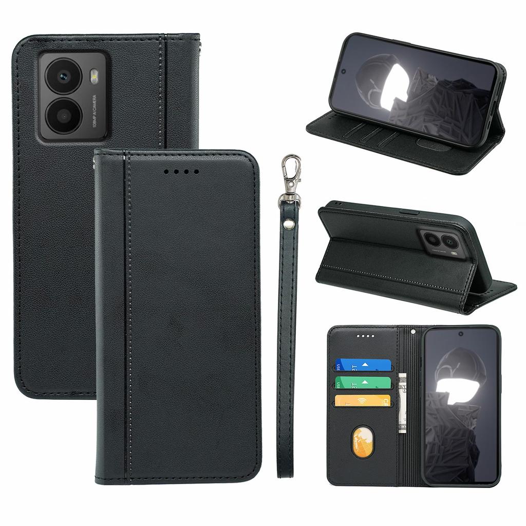 HX01 For HMD Fusion 5G Wallet Case Magnetic Closing PU Leather Phone Cover