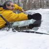 Ice Scraper with Glove, No Scratch Ice Scrapers for Car Windshield, Windproof Warm Snow Scraper for Quick Snow and Ice Removal on SUV Truck Vehicle