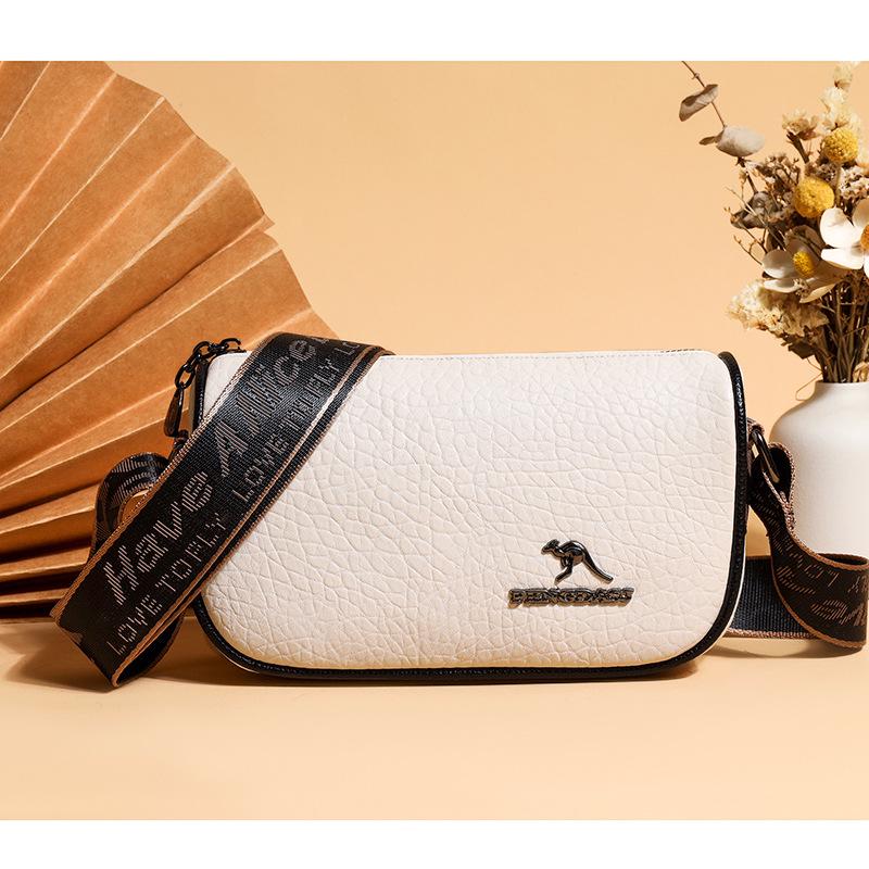 

Niche Lychee Textured Minimalist Saddle Bag – Versatile Summer Crossbody for Women чёрный