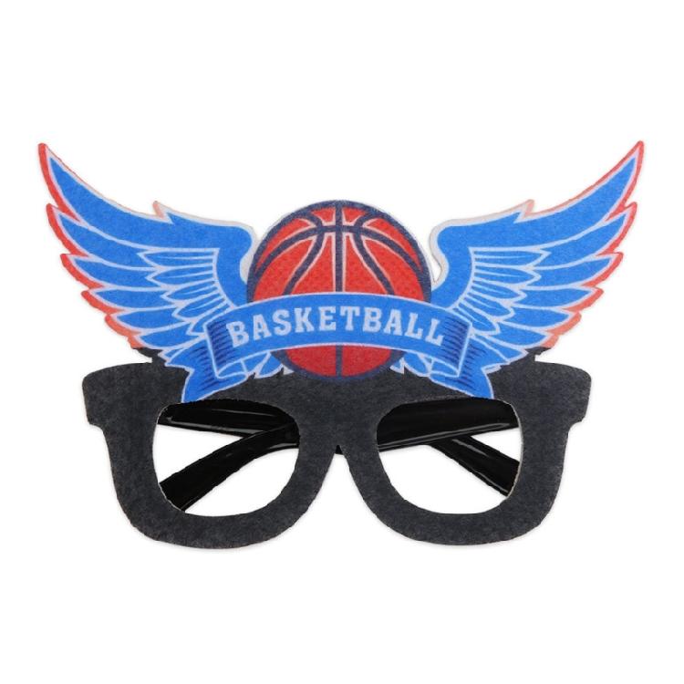 Plastic Basketball Eyeglass Basketball Glasses Frame Photo Booth Props Basketball Game Eyeglass Eyewear Gifts Women Men
