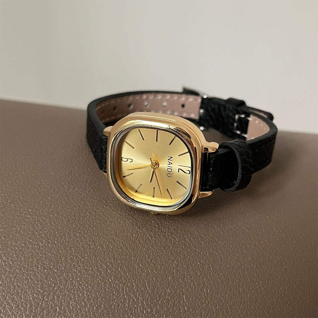 Retro Simple Square Small Dial Niche High-End Women'S Watch Small Belt Quartz Women'S Watch