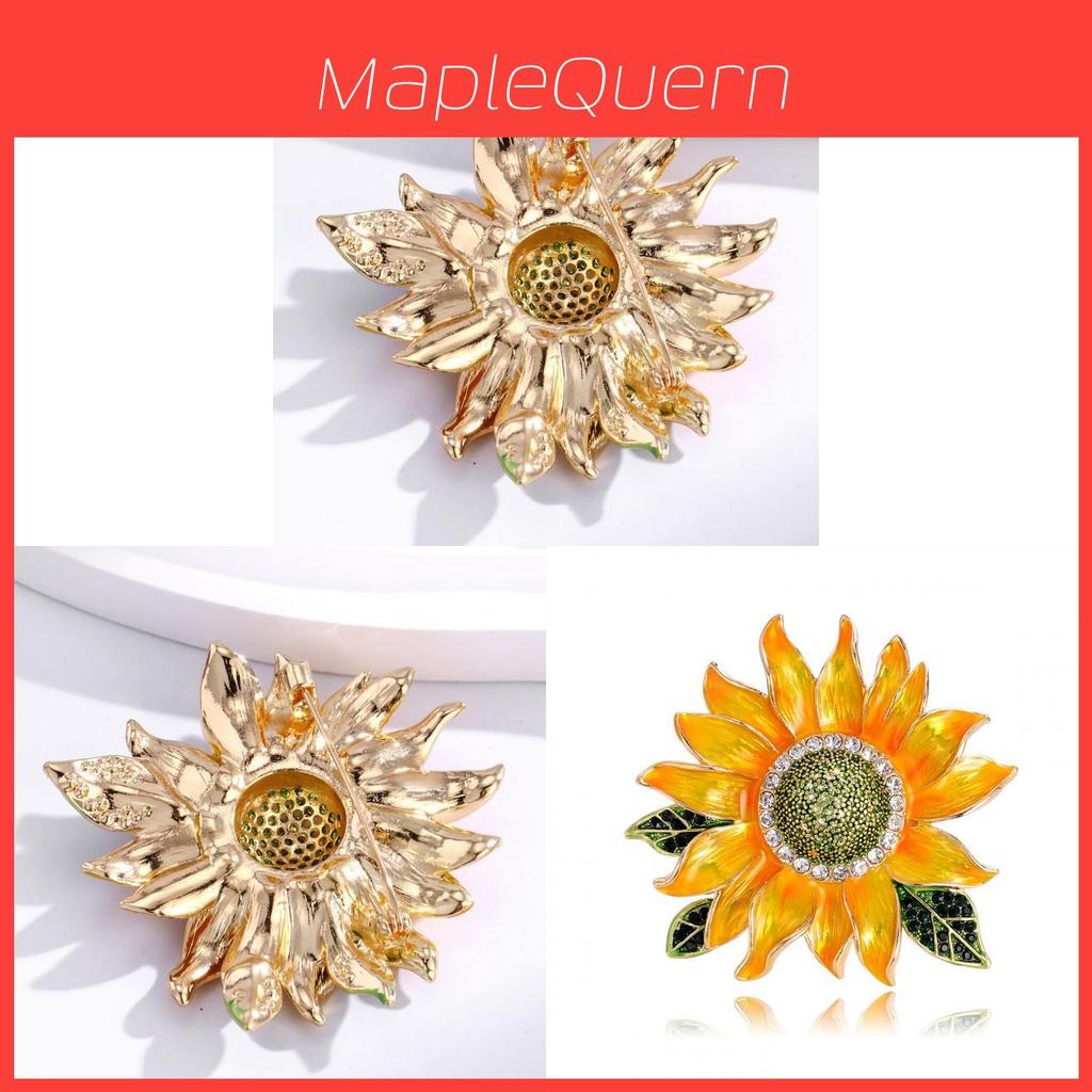Sunflower Brooch Pin With Alloy Material For Fashion Casual And Gift Giving