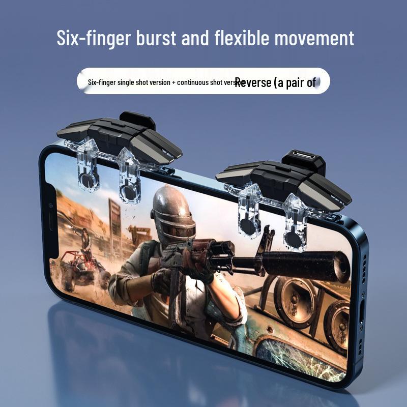 Eternal War Rapid Fire Sechs-Finger-Spielcontroller für Mobilgeräte
