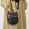 Stylish Embossed Floral Crossbody Bag for Women – Multi-Zipper Mini Shoulder Bag with Elegant Design