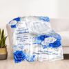 Mother's Day Greeting Card Blanket Suitable for Sofas,travel, Living Rooms Also a Good Gift for Friends and Family Suitable for All Seasons.