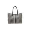 Perry Commuter Large Capacity Diamond Pattern Leather Tote Bag Women Tote Bags Black Multicolor 82398-895