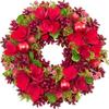 8425125 Hana Sleeping Corn R Ball M Red Christmas Wreath Decoration