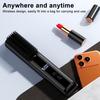 Cordless Hair Straightener Brush LCD Temperature Display Frizz Control Hair Straightening Comb USB Rechargeable Fast Heating Electric Hot Brush