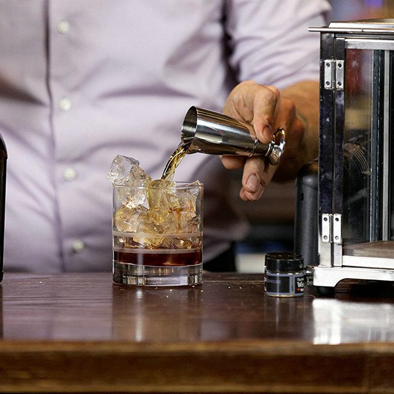 Stainless Steel Spirits/Cocktail Jigger with Fine Beaked Spout for Precise Pouring