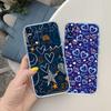 UP17 Calm Heart Transparent Phone Case for Samsung Galaxy A04 A04S A14 A23 A34 A54 M23 M33 M52 M53