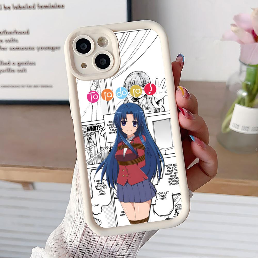 

Toradora Kawashima Phone Case for iPhone 17 16 15 14 13 12 11 Air Pro Max Plus White Soft TPU Shockproof Cover iPhone 16 Pro Max