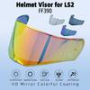 Per casco integrale LS2 FF390 Breaker Lente Visiera Extra per Casco con Pellicola Antiappannante Fori Solo per Caschi da Moto LS2 FF390 Sensori di Velocità 6