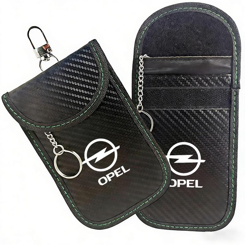 

Car Key Case Signal Blocker Bag RFID Shielding Pocket For Opel Astra G H J K F Corsa D Zafira B Insignia Mokka Regal Accessories