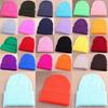 Men's Women's Beanie Knit Ski Cap Hip-Hop Winter Warm Unisex Solid Color Hat