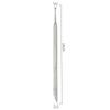 Double-ended Stainless Steel Remover Manicure Sticks Tool Bevelled Nail Grinding File Circle Beveled Head Cuticle Pusher