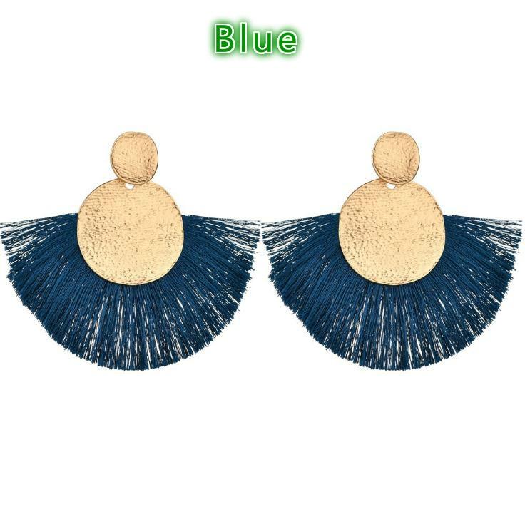 Quastenohrringe Hochzeitsfeier Statement Böhmische Hängeohrringe Lang Vintage Fransen Billiges Geschenk