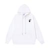 Off-White 2025 Autumn and Winter New Oil Painting Arrow Pattern Printed Hooded Sweatshirt for Men and Women