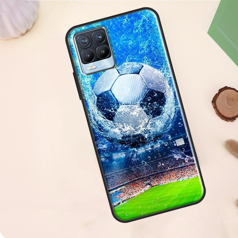 Football Soccer Case For Realme C75 C63 C61 C55 C51 C53 C35 C65 C67 C71 11 12 13 14 15 Pro Plus GT6 GT7 Pro
