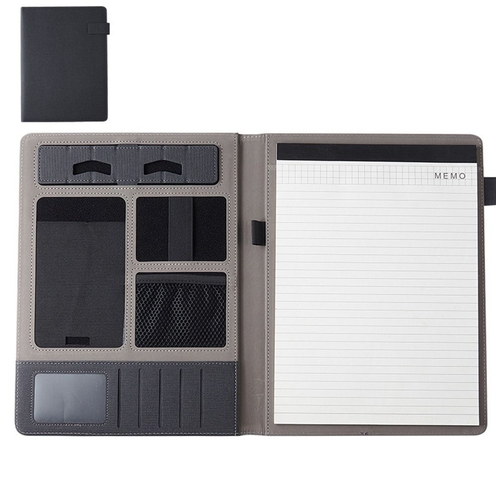 

Планшет для заметок Бизнес-планшет Папка для файлов договоров Менеджер Блокнот Школа Офис чёрный