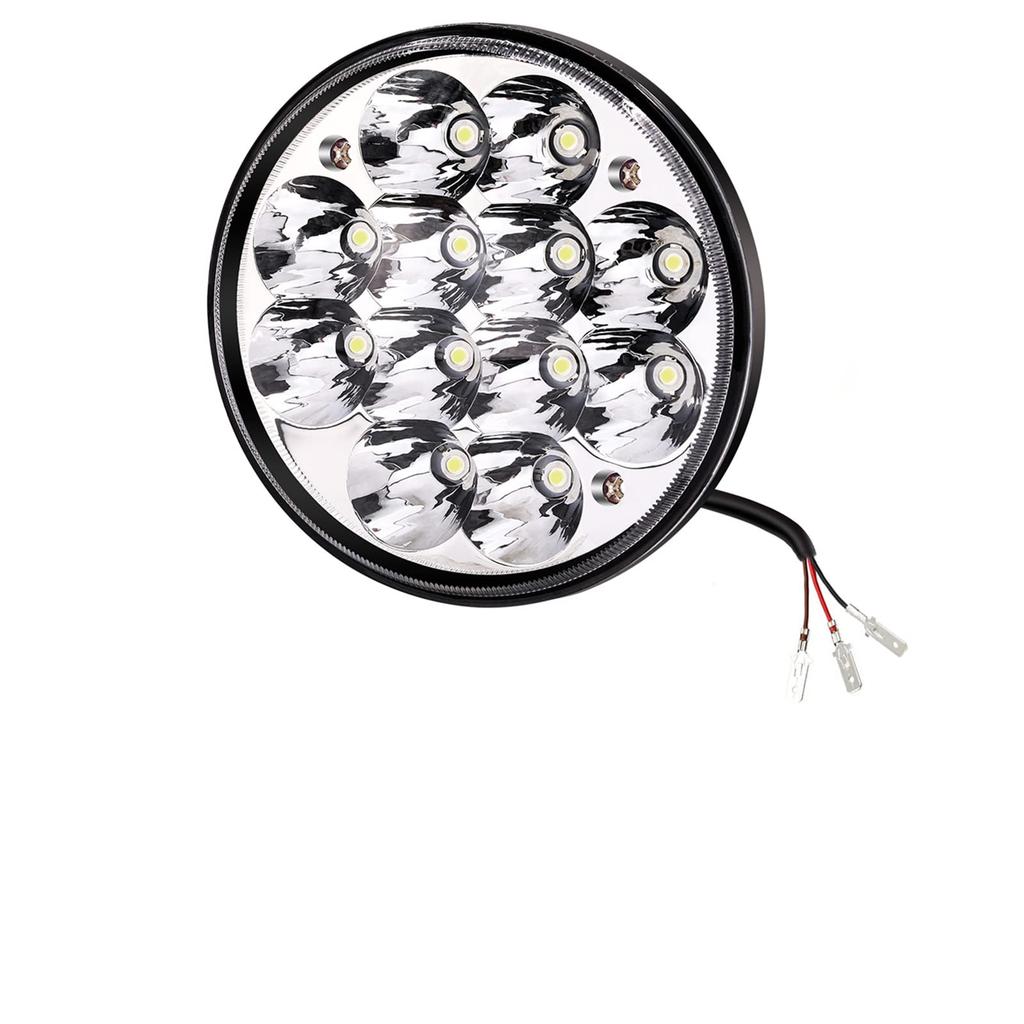 LED Headlight Inch Harley Headlight Beam LED Spotlight LED Work Light Fog Lamp Universal H5006 Replacement High Brightness Waterproof IP68 Round